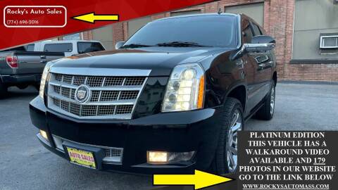 2014 Cadillac Escalade for sale at Rocky's Auto Sales in Worcester MA