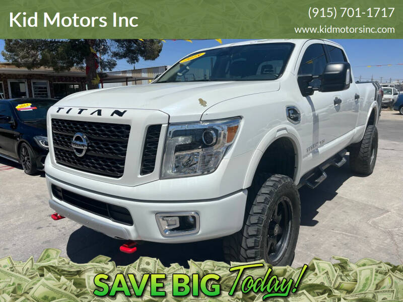 2018 Nissan Titan XD for sale at Kid Motors Inc in El Paso TX