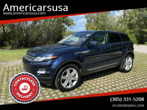 2015 Land Rover Range Rover Evoque for sale at Americarsusa in Hollywood FL