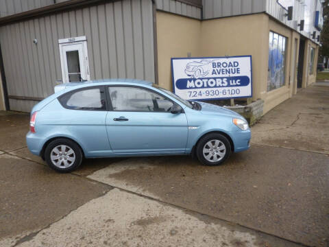2009 Hyundai Accent for sale at Broad Avenue Motors LLC in Belle Vernon PA