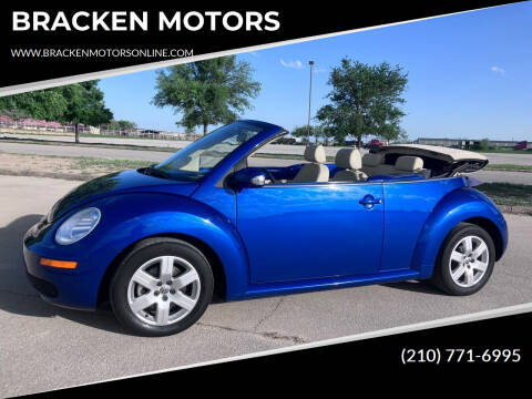 2007 Volkswagen New Beetle Convertible for sale at BRACKEN MOTORS in San Antonio TX