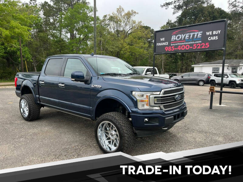 2018 Ford F-150 for sale at Boyette Auto Sales in Covington LA