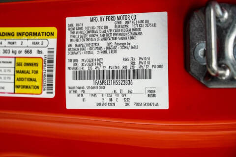 2017 Ford Mustang Shelby GT350