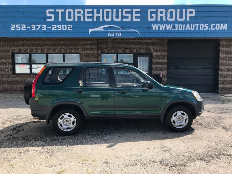 2002 Honda CR-V for sale at Storehouse Group in Wilson NC