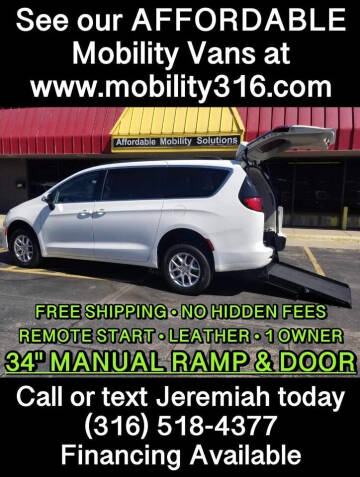 2021 Chrysler Voyager for sale at Affordable Mobility Solutions, LLC - Mobility/Wheelchair Accessible Inventory-Wichita in Wichita KS