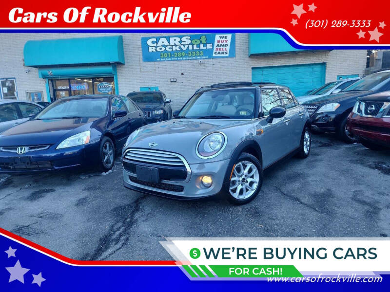 2015 MINI Hardtop 4 Door for sale at Cars Of Rockville in Rockville MD