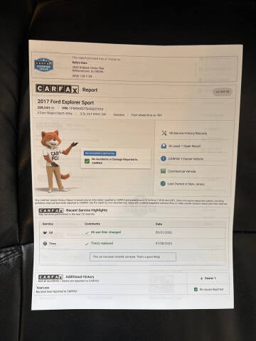 2017 Ford Explorer Sport