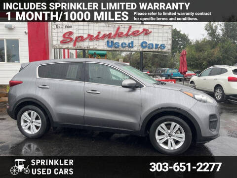 2017 Kia Sportage for sale at Sprinkler Used Cars in Longmont CO