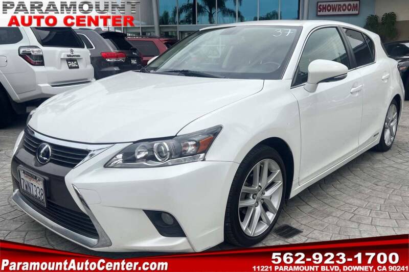 2017 Lexus CT 200h for sale at PARAMOUNT AUTO CENTER in Downey CA