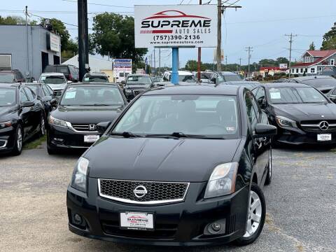 2011 Nissan Sentra for sale at Supreme Auto Sales in Chesapeake VA