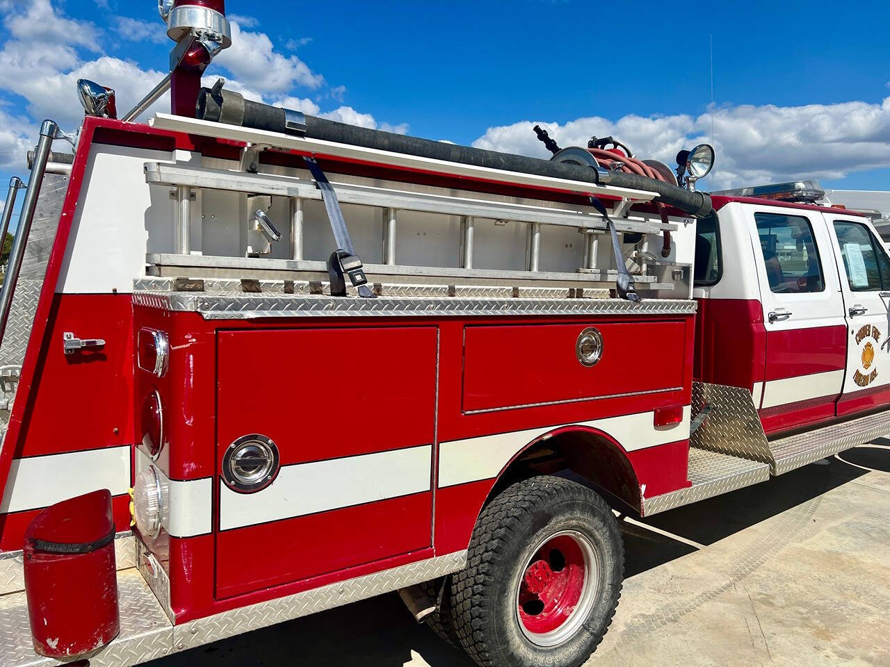 1991 FORD F450 SD DRW 4x4 Diesel Brush Fire Truck for sale at 66 Auto Center and The Dent Shop in Joplin, MO