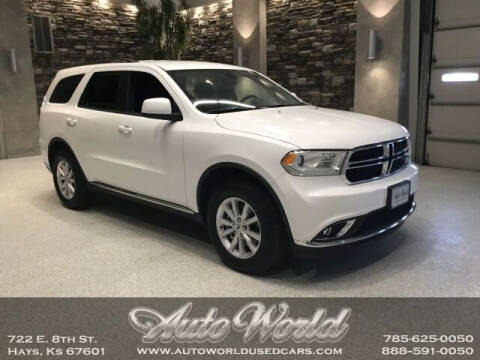 2020 Dodge Durango for sale at Auto World Used Cars in Hays KS
