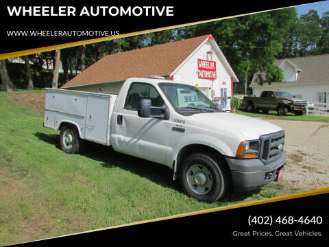 2007 Ford F-350 Super Duty for sale at WHEELER AUTOMOTIVE in Fort Calhoun NE