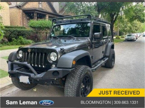 2017 Jeep Wrangler Unlimited for sale at Sam Leman Ford in Bloomington IL