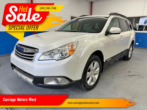 2010 Subaru Outback for sale at Carriage Motors West in Fox Lake IL