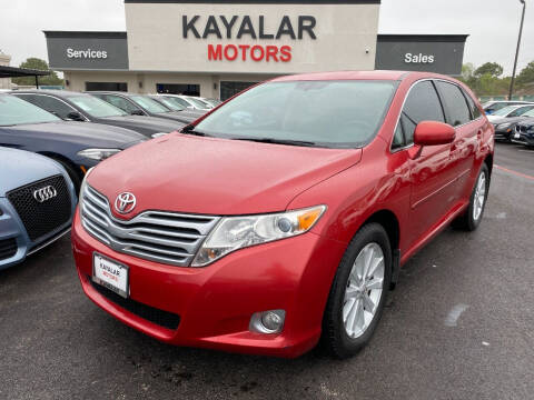 2010 Toyota Venza for sale at KAYALAR MOTORS in Houston TX