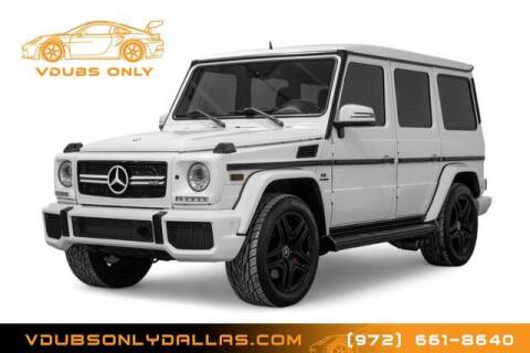 2015 Mercedes-Benz G-Class for sale at VDUBS ONLY in Plano TX