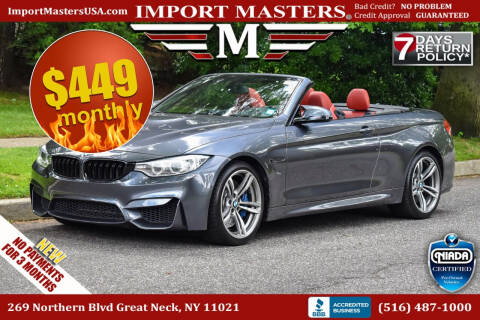 2015 BMW M4 for sale at Import Masters in Great Neck NY