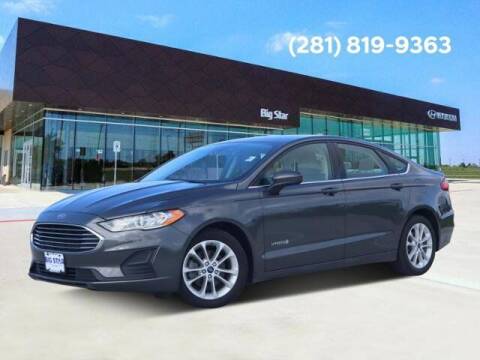 2019 Ford Fusion Hybrid for sale at BIG STAR CLEAR LAKE - USED CARS in Houston TX