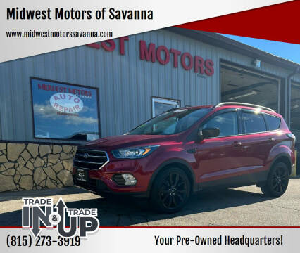2018 Ford Escape for sale at Midwest Motors of Savanna in Savanna IL