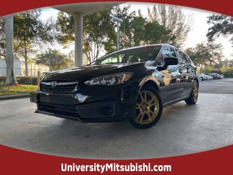2020 Subaru Impreza for sale at University Mitsubishi in Davie FL