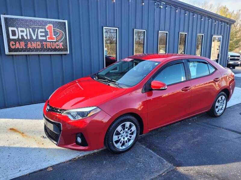 2015 Toyota Corolla for sale at DRIVE 1 CAR AND TRUCK in Springfield OH