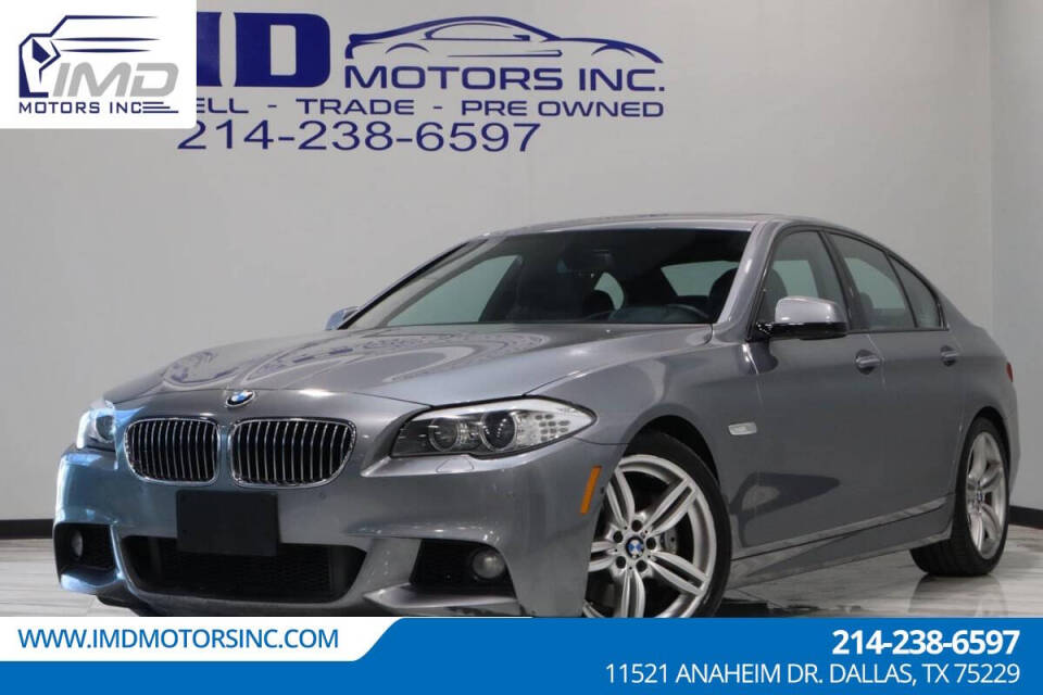 2013 BMW 5 Series for sale at IMD MOTORS, INC in Dallas, TX