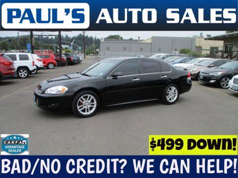 2013 Chevrolet Impala for sale at Paul's Auto Sales in Eugene OR