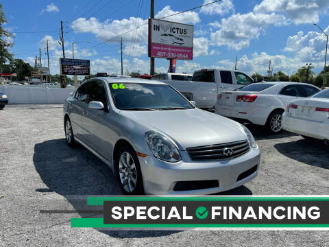 2006 Infiniti G35 for sale at Invictus Automotive in Longwood FL