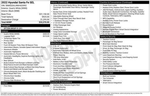 2022 Hyundai Santa Fe SEL
