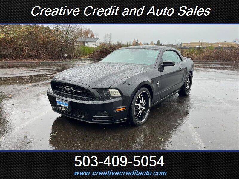 2014 Ford Mustang for sale at Creative Credit & Auto Sales in Salem OR