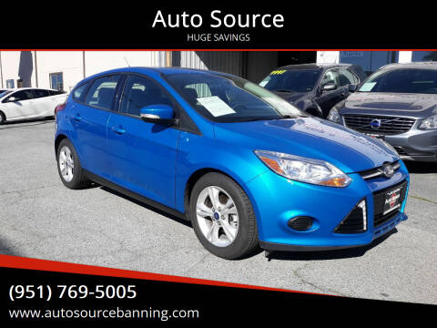 2014 Ford Focus for sale at Auto Source in Banning CA