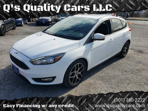 2018 Ford Focus for sale at Q's Quality Cars LLC in Capitol Heights MD