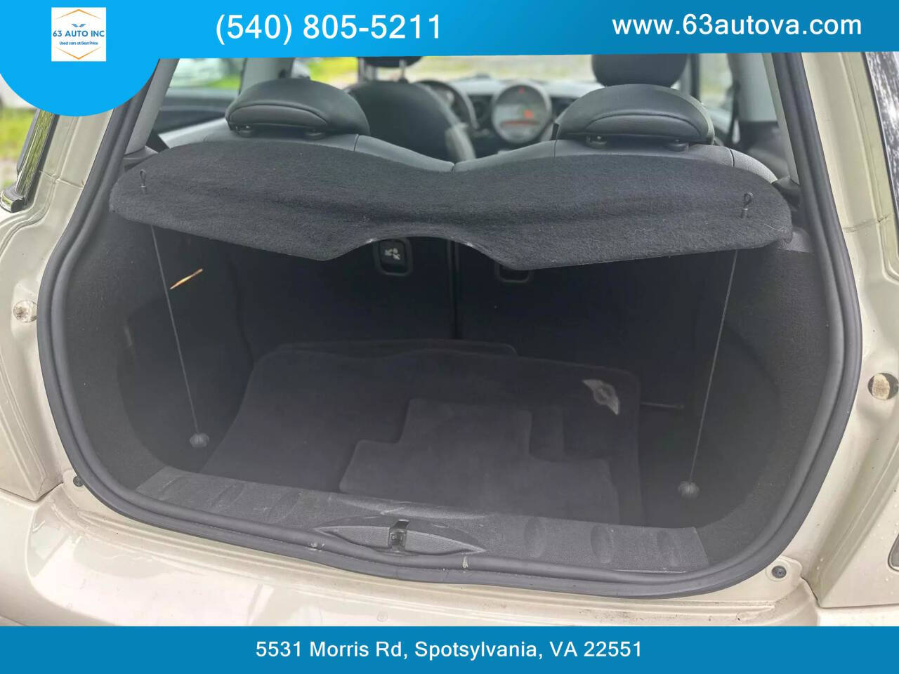 2010 MINI Cooper for sale at 63 Auto Inc in Spotsylvania, VA