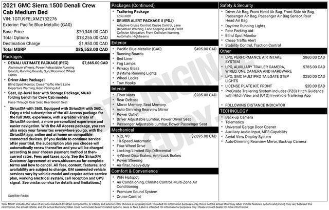 2021 GMC Sierra 1500
