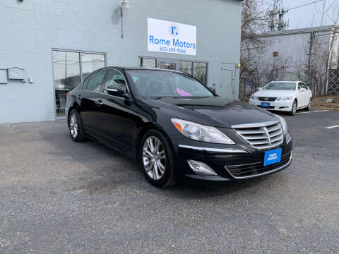 2014 Hyundai Genesis for sale at Rome Motors in Manchester NH
