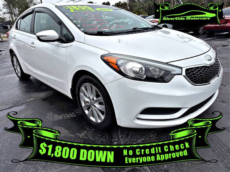 2014 Kia Forte for sale at RIVERSIDE MOTORCARS INC in New Smyrna Beach FL