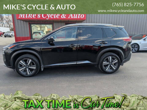 2022 Nissan Rogue for sale at MIKE'S CYCLE & AUTO in Connersville IN