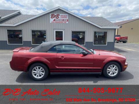 2007 Ford Mustang for sale at B & B Auto Sales in Brookings SD