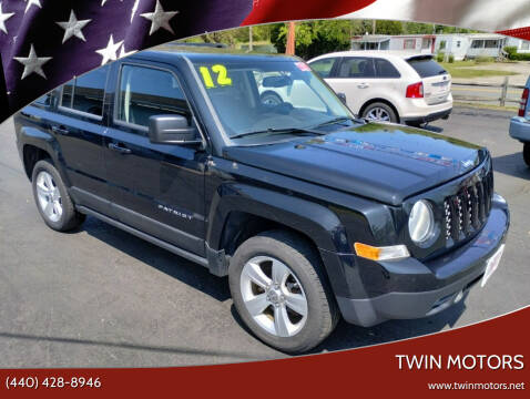 2012 Jeep Patriot for sale at TWIN MOTORS in Madison OH