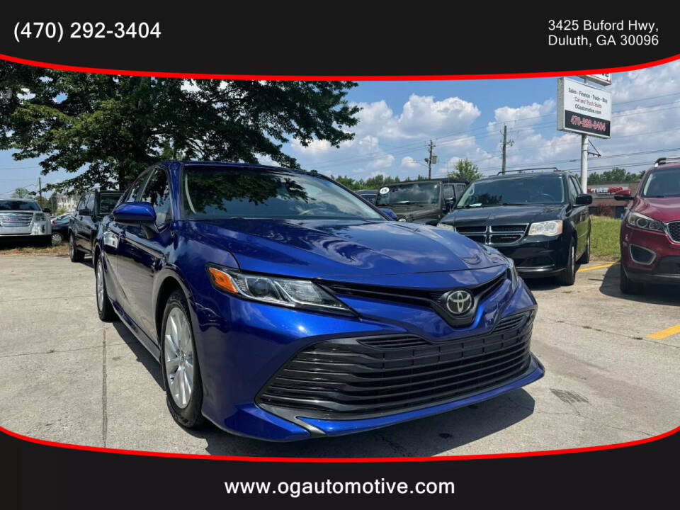 2018 Toyota Camry for sale at OG Automotive, LLC. in Duluth, GA