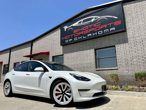 2021 Tesla Model 3 for sale at Exotic Motorsports of Oklahoma in Edmond OK