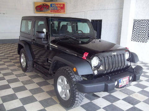 2016 Jeep Wrangler for sale at Schalk Auto Inc in Albion NE