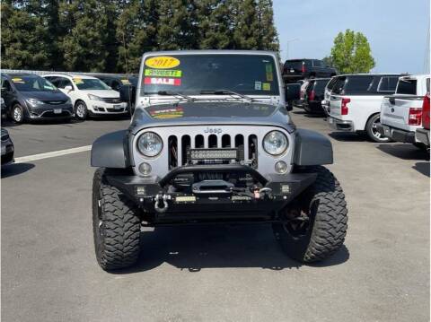 2017 Jeep Wrangler Unlimited for sale at USED CARS FRESNO in Clovis CA