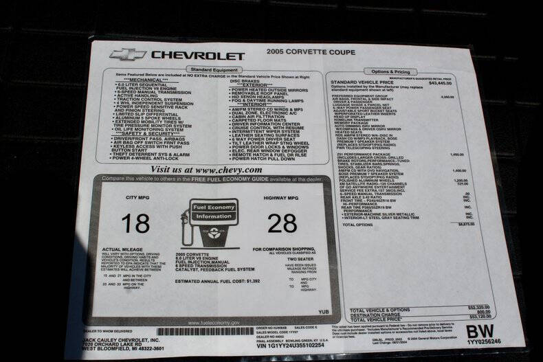 2005 Chevrolet Corvette