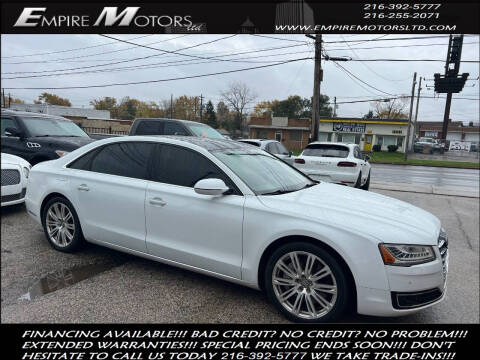 2016 Audi A8 L for sale at Empire Motors LTD in Cleveland OH