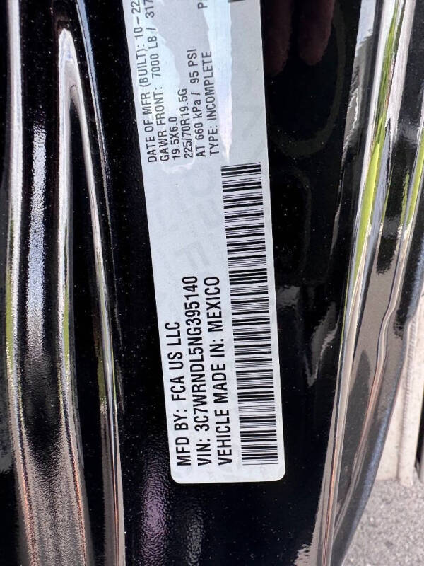 2022 RAM 5500
