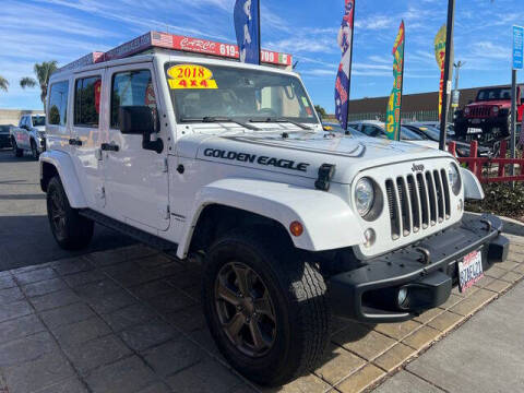 2018 Jeep Wrangler JK Unlimited for sale at CARCO OF POWAY in Poway CA