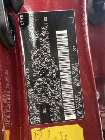 2008 Toyota Highlander Sport