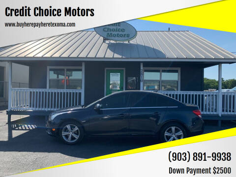 2014 Chevrolet Cruze for sale at Credit Choice Motors in Sherman TX